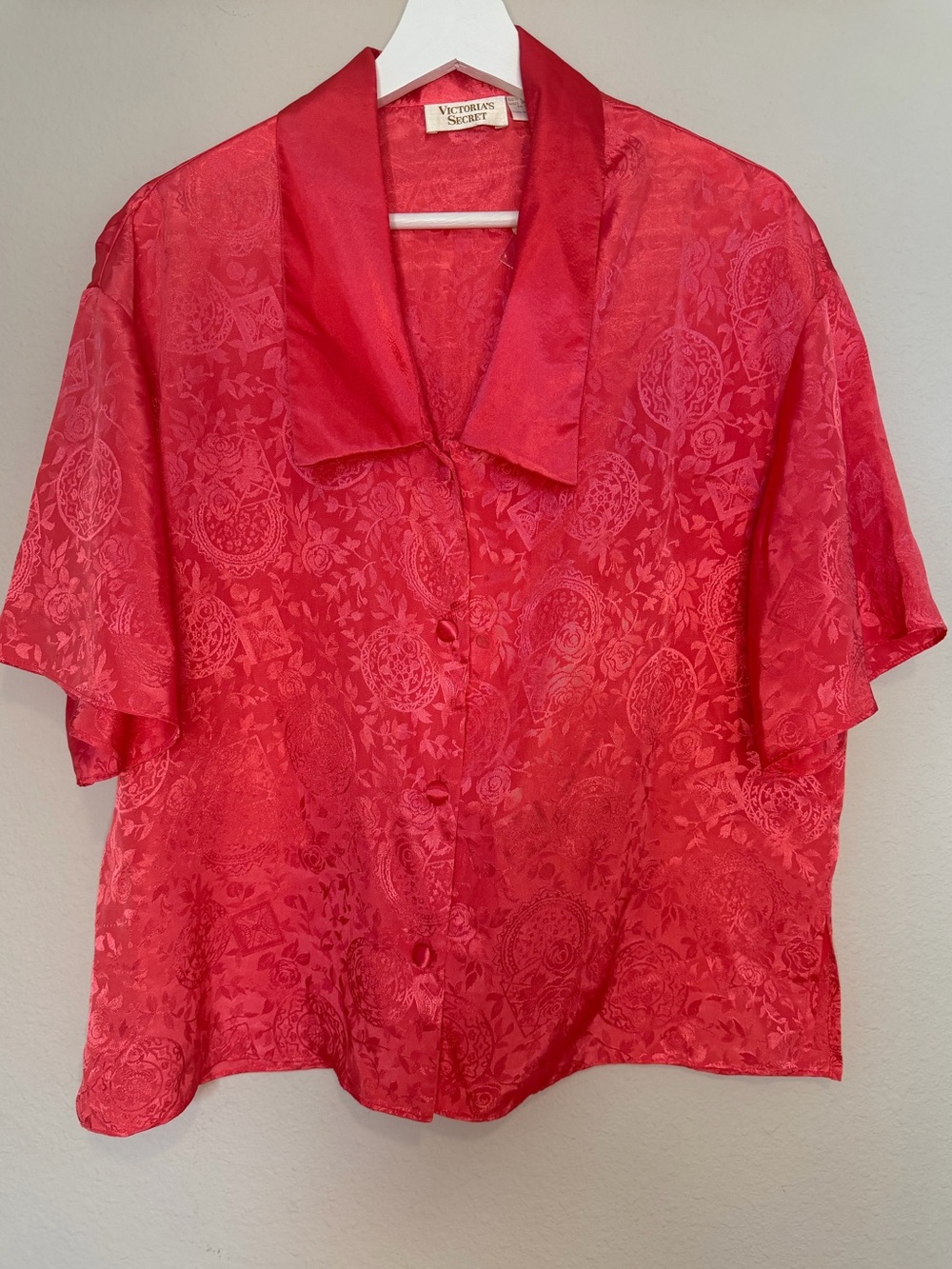 VINTAGE Victoria’s Secret Floral Printed Pajama Top